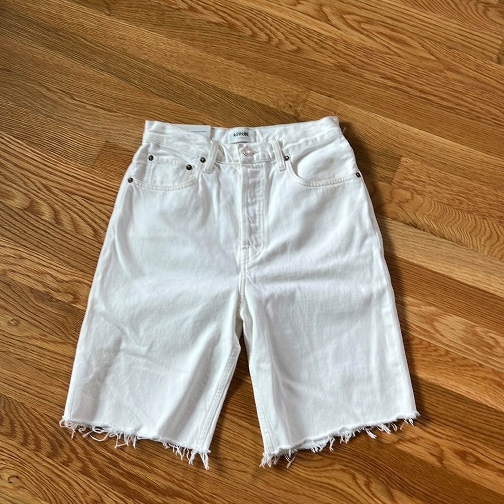 AGolde 90’s Pinch Waist Short High Rise Straight Size 27 NWT - Picture 7 of 15